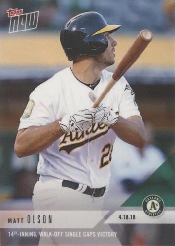 2018 Topps Now - Matt Olson #99