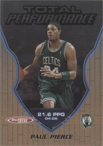 2005-06 Topps Total - Paul Pierce #TP19