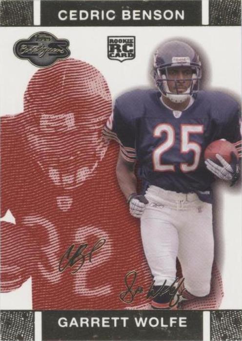 2007 Topps Co-Signers Cedric Benson Garrett Wolfe #71