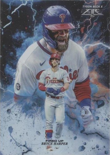 2022 Topps Fire - Bryce Harper #FIU-14