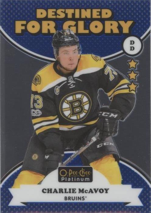 2017-18 O-Pee-Chee Platinum - Charlie McAvoy #DG-13