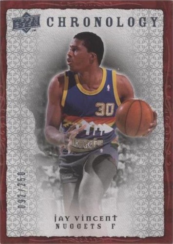 2007-08 Upper Deck Chronology - Jay Vincent #45