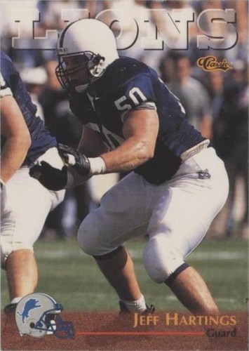 1996 Classic NFL Rookies Jeff Hartings #34
