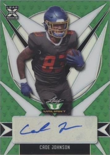 2021 Leaf Valiant Cade Johnson #BA-CJ1