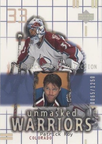 2001-02 Upper Deck Mask Collection - Patrick Roy #175