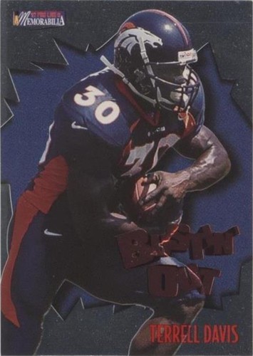 1997 Pro Line II Memorabilia Terrell Davis #B6