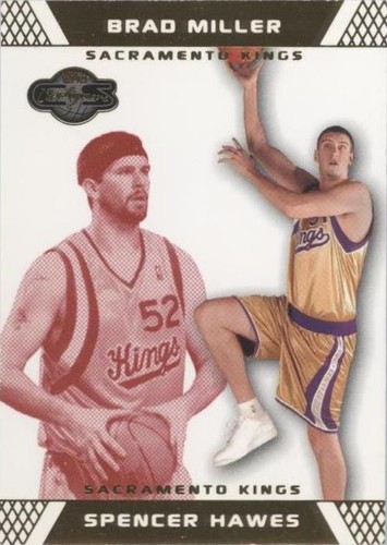 2007-08 Topps Co-Signers - Brad Miller/Spencer Hawes #96
