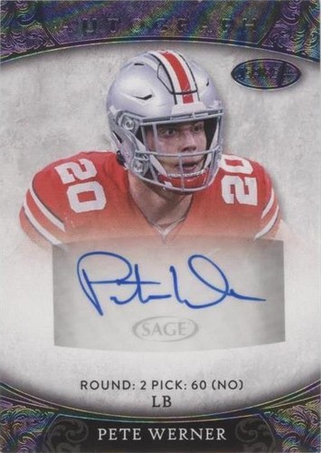 2021 Sage Aspire Pete Werner #ASP-138