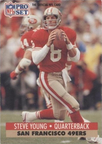1991 Pro Set Steve Young #296