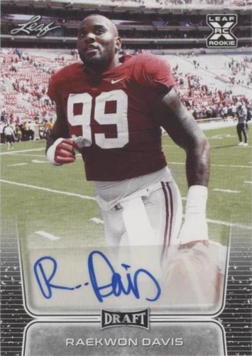 2020 Leaf Draft Raekwon Davis #BA-RD1