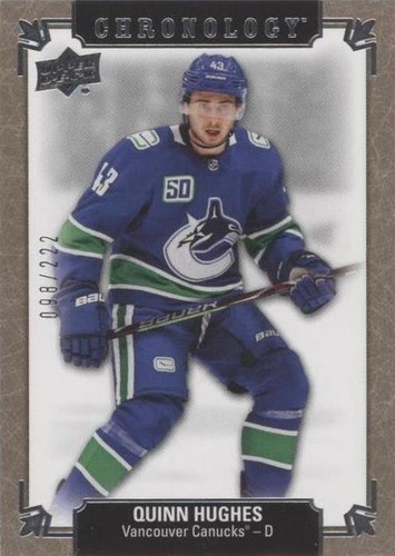 2019-20 Upper Deck Chronology - Quinn Hughes #149