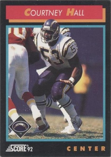 1992 Score Courtney Hall #407