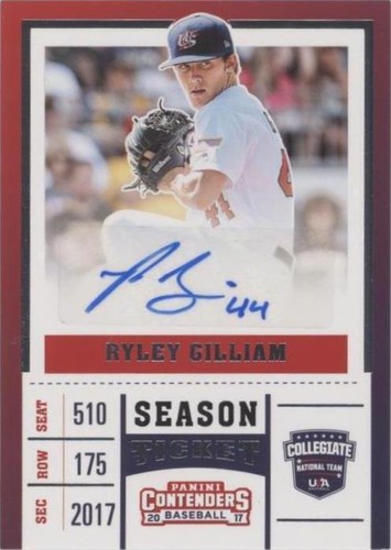 2017 Panini Elite Extra Edition - Ryley Gilliam #USAT-RG