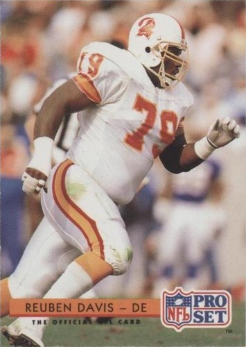 1992 Pro Set Reuben Davis #336