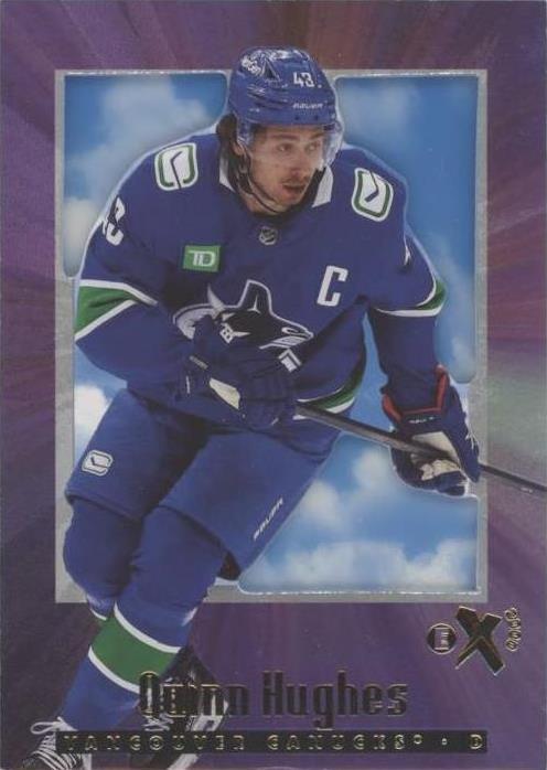 2023-24 Skybox Ex2000 - Quinn Hughes #47