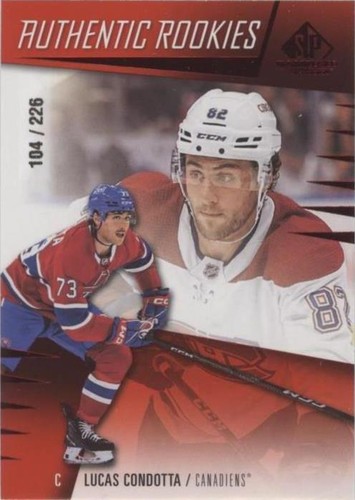 2023-24 Upper Deck SP Game Used - Lucas Condotta #262