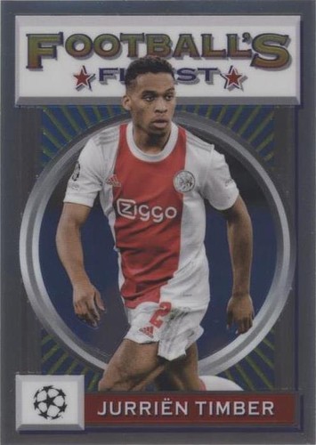 2021-22 Topps Finest Flashbacks UCL Jurrien Timber #158