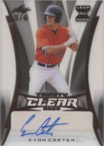 2020 Leaf Trinity - Evan Carter #CA-EC2