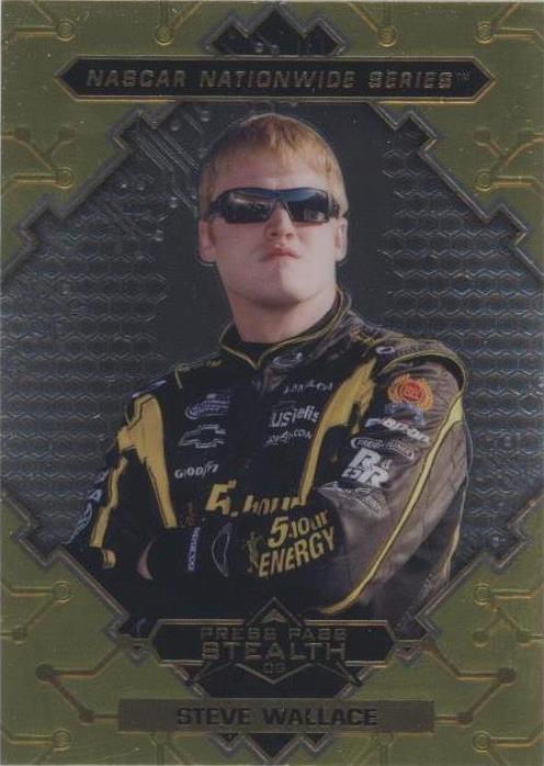 2009 Press Pass Stealth Chrome - Steve Wallace #42