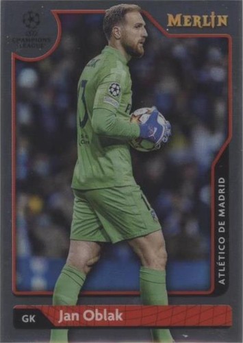 2021-22 Topps Merlin Collection Chrome UCL Jan Oblak #60