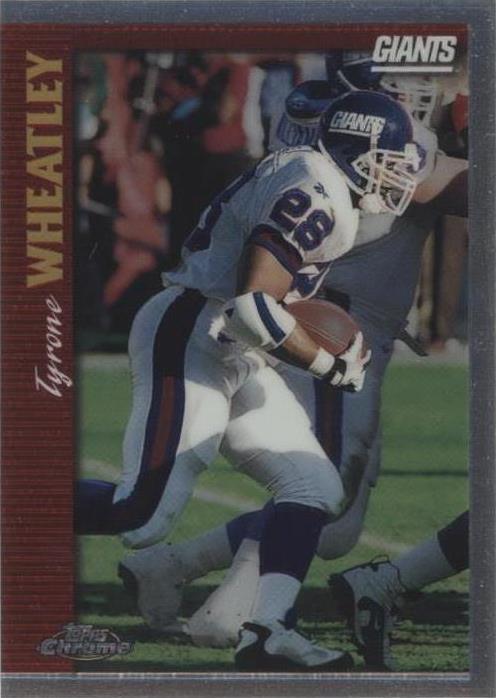1997 Topps Chrome Tyrone Wheatley #21