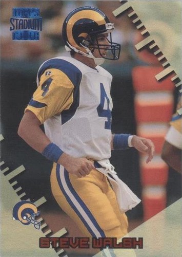 1996 Topps Stadium Club Steve Walsh #329
