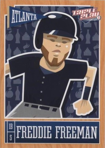 2013 Panini Triple Play - Freddie Freeman #4