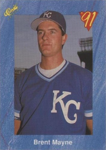 1991 Classic Update Blue Travel Edition - Brent Mayne #T50