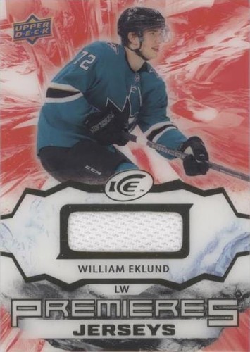 2021-22 Upper Deck Ice - William Eklund #IPA-WE