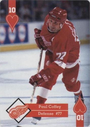 1995-96 Hoyle Western Conference Playing Cards - Paul Coffey #10H