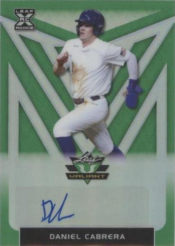 2020 Leaf Valiant - Daniel Cabrera #BA-DC3
