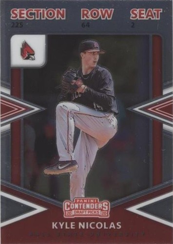 2020 Panini Elite Extra Edition - Kyle Nicolas #CT-KN