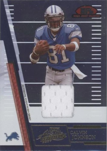 2007 Playoff Absolute Memorabilia Calvin Johnson #RJC-28