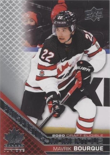 2022 Upper Deck Team Canada Juniors - Mavrik Bourque #PM-37