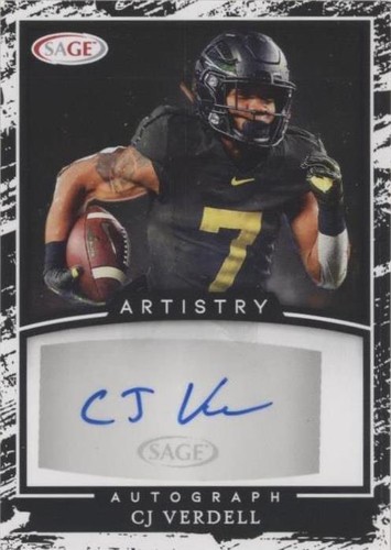 2022 SAGE Artistry CJ Verdell #A-CV