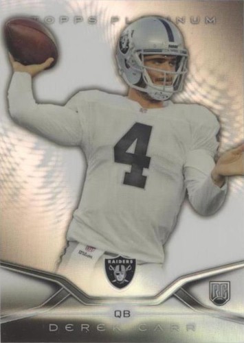 2014 Topps Platinum Derek Carr #102