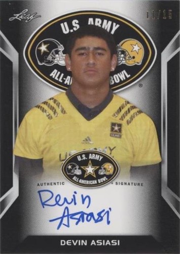2016 Leaf U.S. Army All-American Bowl Devin Asiasi #ATA-DA1