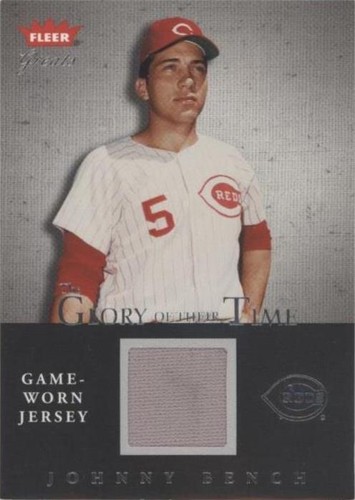 2004 Fleer Greats of the Game - Johnny Bench #GOT-JB