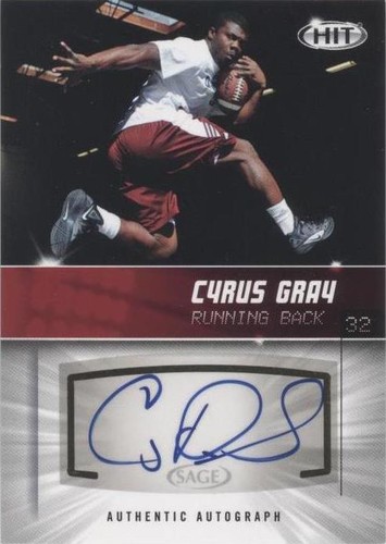 2012 SAGE Hit Cyrus Gray #A32