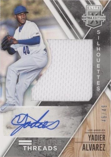 2017 Panini Elite Extra Edition - Yadier Alvarez #FTSA-YA
