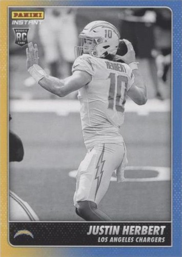 2020 Panini Instant NFL Justin Herbert #BW14