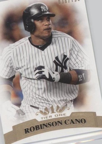 ★topps★robinson cano★tier one 2023 Topps Tier One ROBINSON CANO Jersey Patch 95/400 Mets