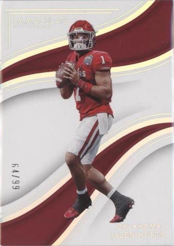 2023 Panini Immaculate Collection Collegiate Jalen Hurts #19