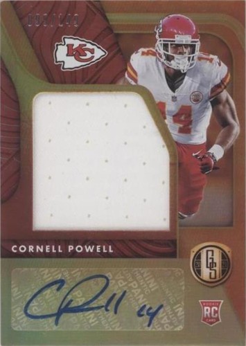 2021 Gold Standard Cornell Powell RPA 34/49 Nice Patches | eBay