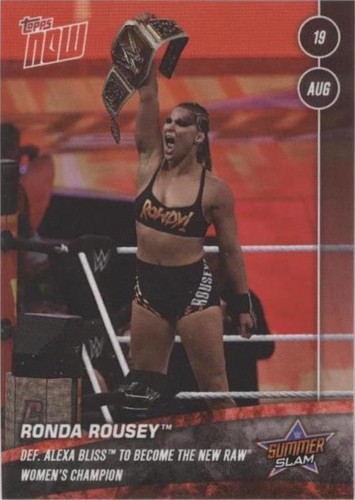 2018 Topps Now WWE - Ronda Rousey #49