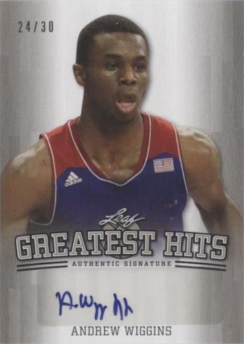 2015 Leaf Greatest Hits - Andrew Wiggins #GH-AW1
