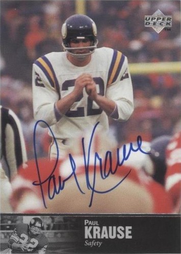 1997 Upper Deck NFL Legends Paul Krause #AL-128