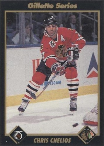 1991-92 Gillette Series - Chris Chelios #16