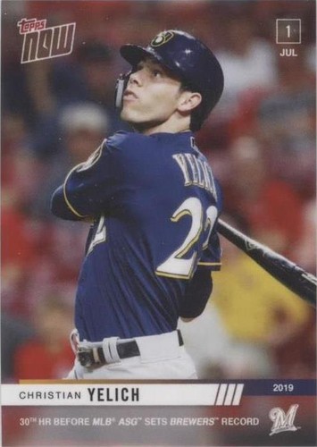 2019 Topps Now - Christian Yelich #465