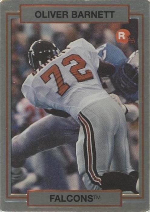 1990 Action Packed Rookie Update Oliver Barnett #61